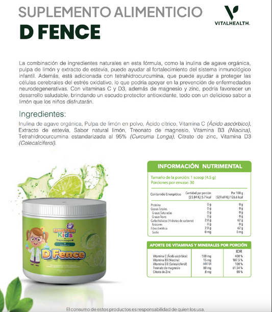 D Fence Bebida Funcional con Inulina