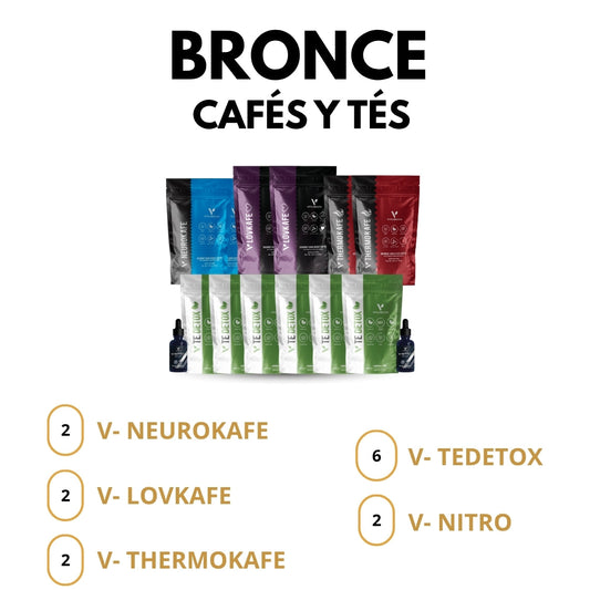 Paquete Bronce Café y Té Detox